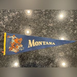 Vintage Pennant - Montana